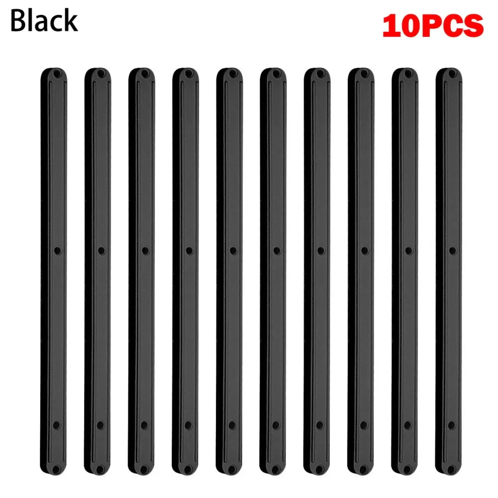 10-Pack 298mm Plastic Drawer Slide Runners – Wardrobe Guide Rails