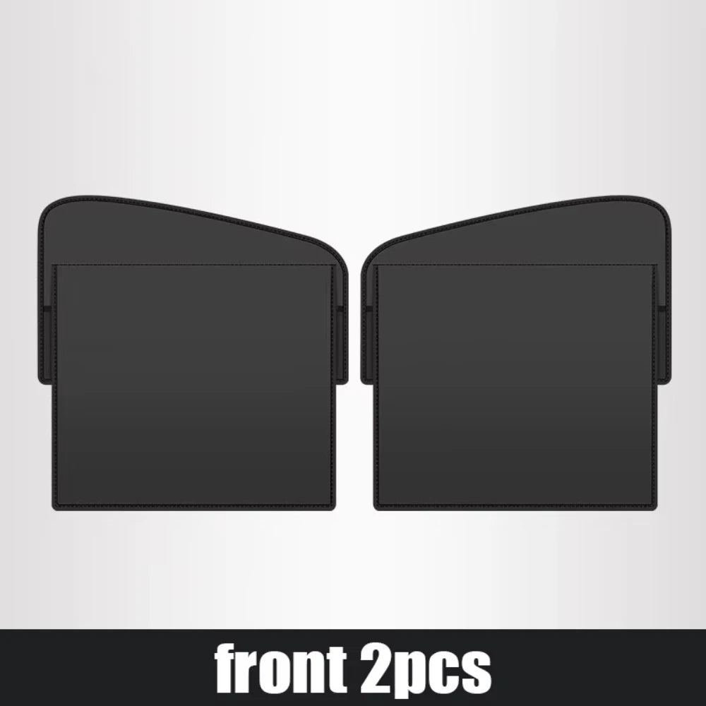 Magnetic Retractable Car Window Sun Shade Curtain + Storage Bag
