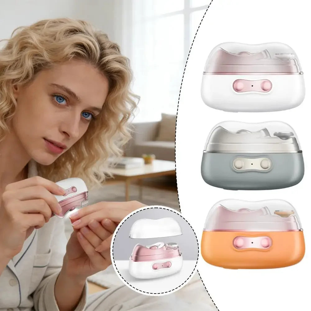 4-in-1 Electric Nail Clipper Automatic Nail Trimmer - Nail Grinder & Polisher with UV LED Lamp Manicure Pedicure Nail Care Tool Peaceful Pleasures Health and Wellness