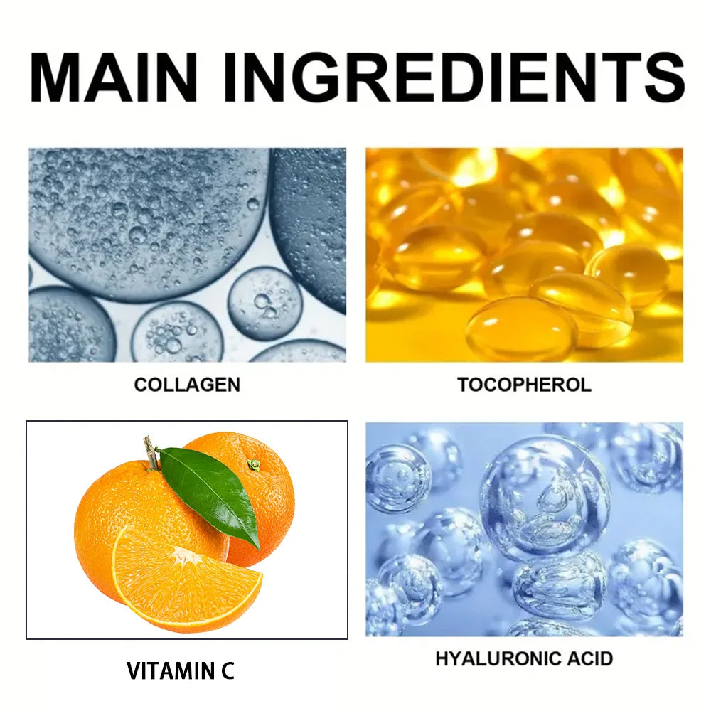 Vitamin C Facial Essence with Hyaluronic Acid - Brightening Moisturizing Repair Serum for Face Care Peaceful Pleasures Health and Wellness
