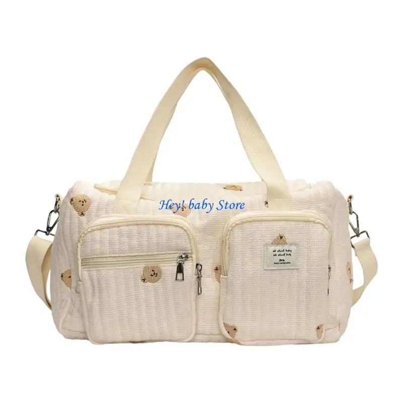 Large Floral Diaper Bag | Crossbody Mom Bag, Multi-Carry