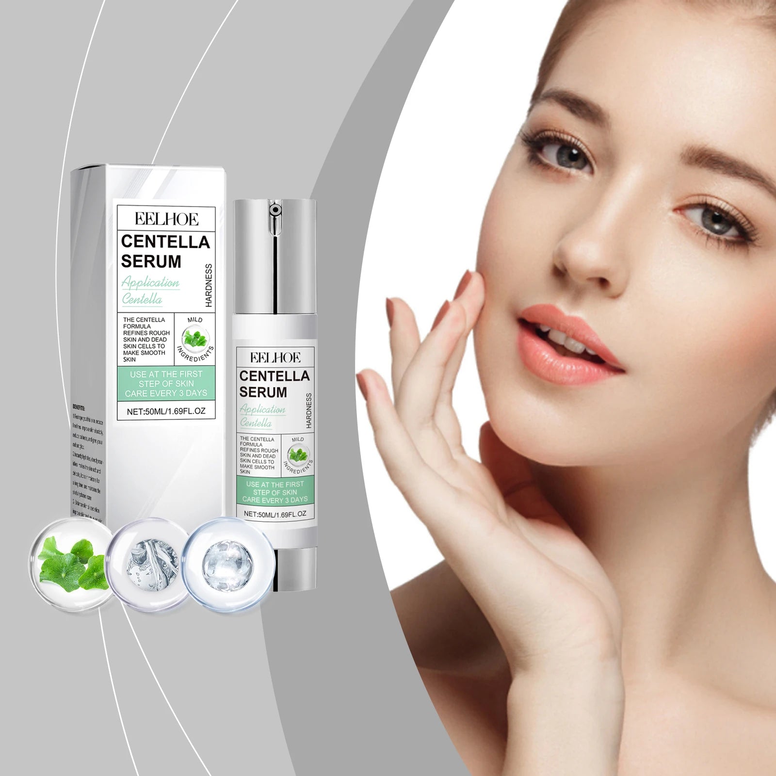 EELHOE Centella Asiatica Face Serum – Anti-Aging & Moisturizing Face Serum Peaceful Pleasures Health and Wellness