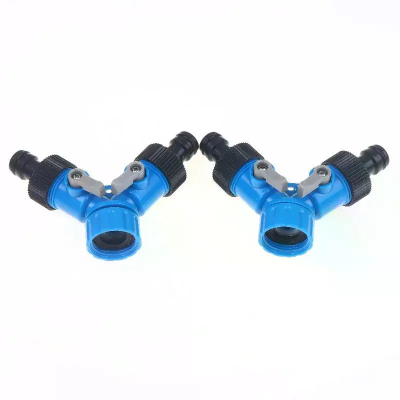 3/4'' Threaded Female Shunt Valve, Y-Connector Faucet Water Splitter for Garden Irrigation System Peaceful Pleasures Health and Wellness