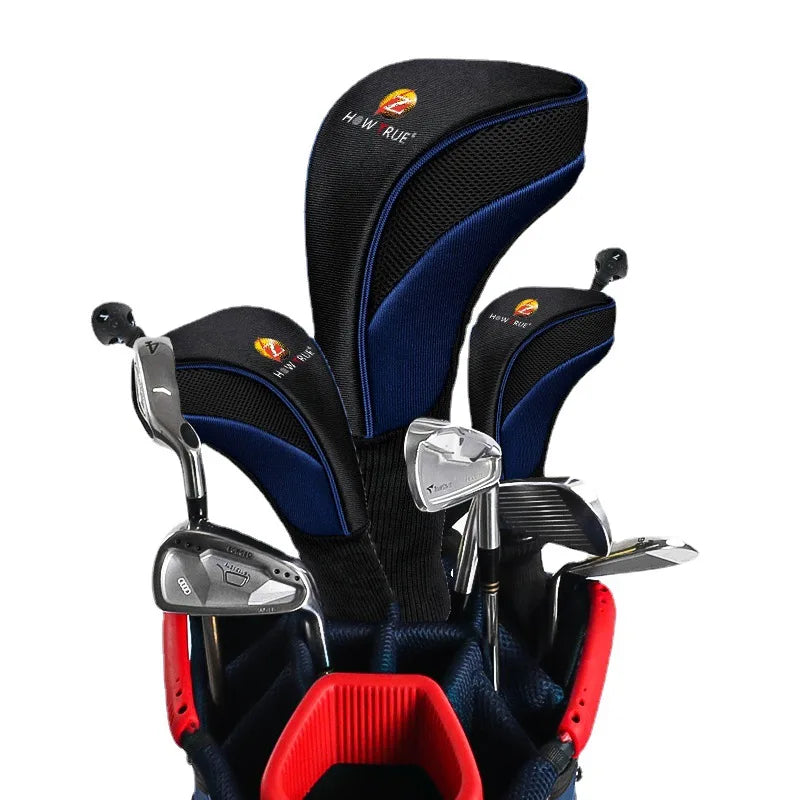 Premium Golf Club Cap Set 3 Piece Set Perfect for Driver Fairway Woods Hybrid Woods Use Stylish and Durable Golf Accessory Cap Peaceful Pleasures Health and Wellness