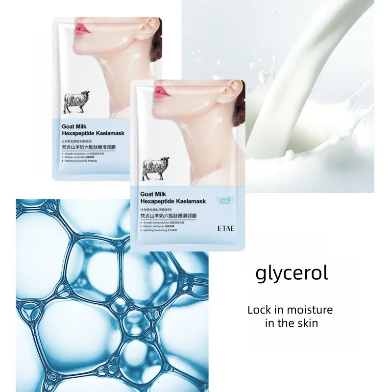 Sadoer Hyaluronic Acid Collagen Neck Mask – 10 Pcs Set
