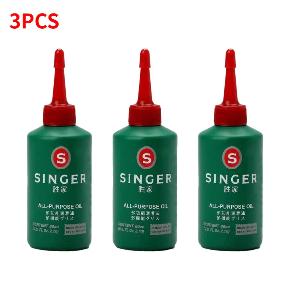 Sewing Machine Oil Original Imported Sewing Machine Oil Lubricant White Oil Sewing Machine Oil special oil lubricant 1-5PC Peaceful Pleasures Health and Wellness 3pcs