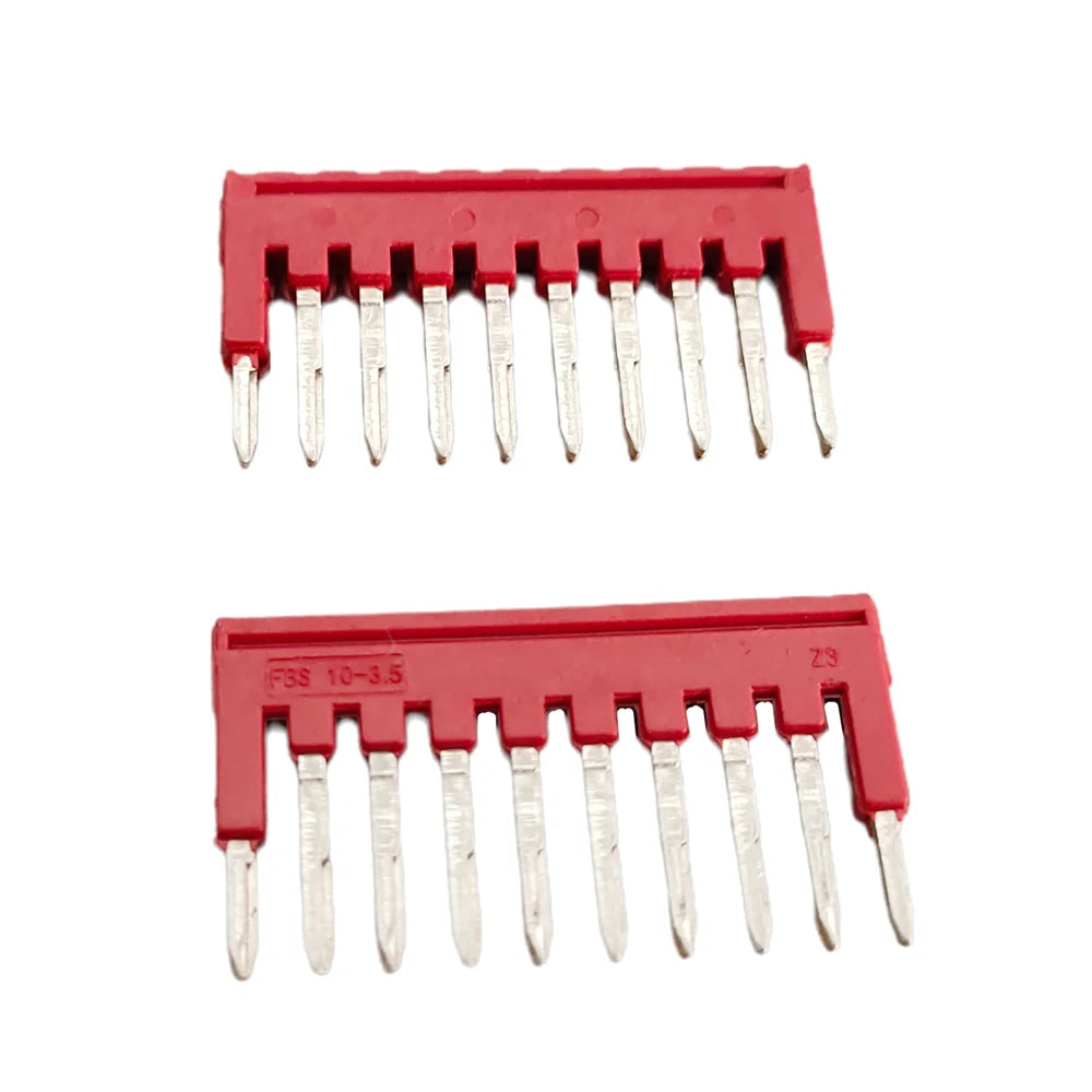 10pcs FBS10-3.5 FBS2-3.5 FBS4-3.5 FBS5-3.5 Jumpers Seat DIN Rail Terminal Block Accessories Plug-In Bridge for PT1.5 PTTB1.5 Peaceful Pleasures Health and Wellness