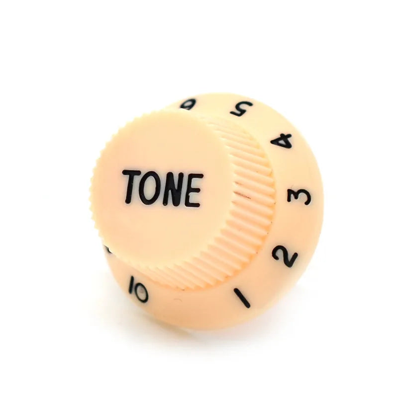 Black Plastic Volume Tone Control Knob Electric Guitar Pickup