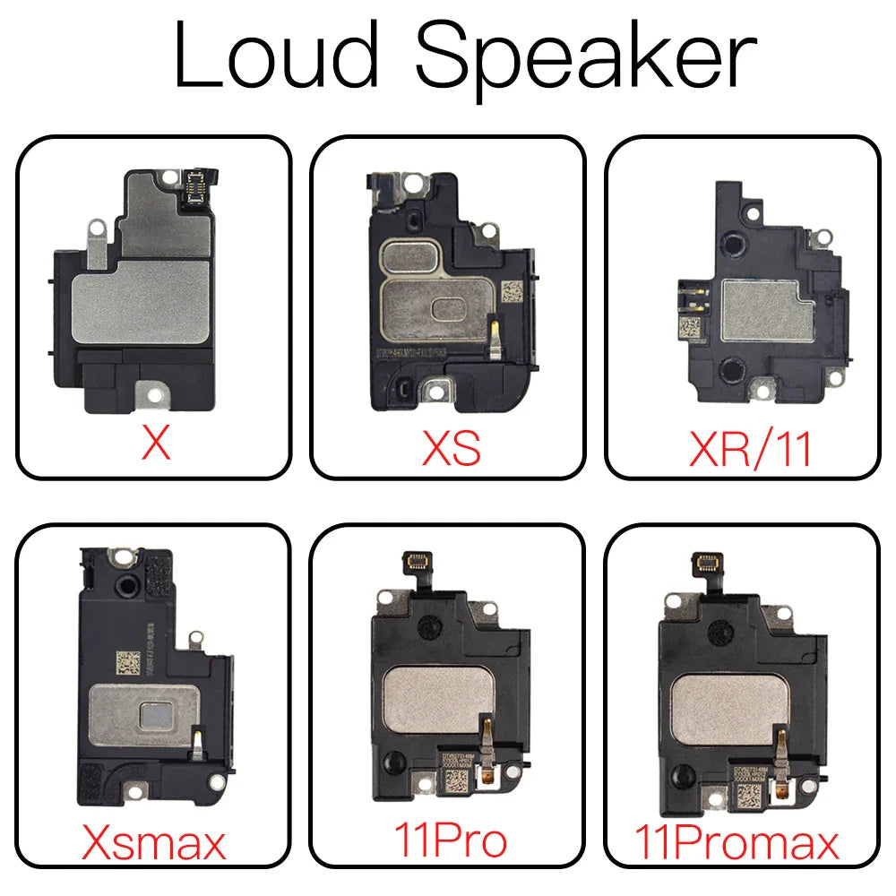 iPhone X XR XS Max 11 Pro Max Bottom Speaker Ringer Assembly