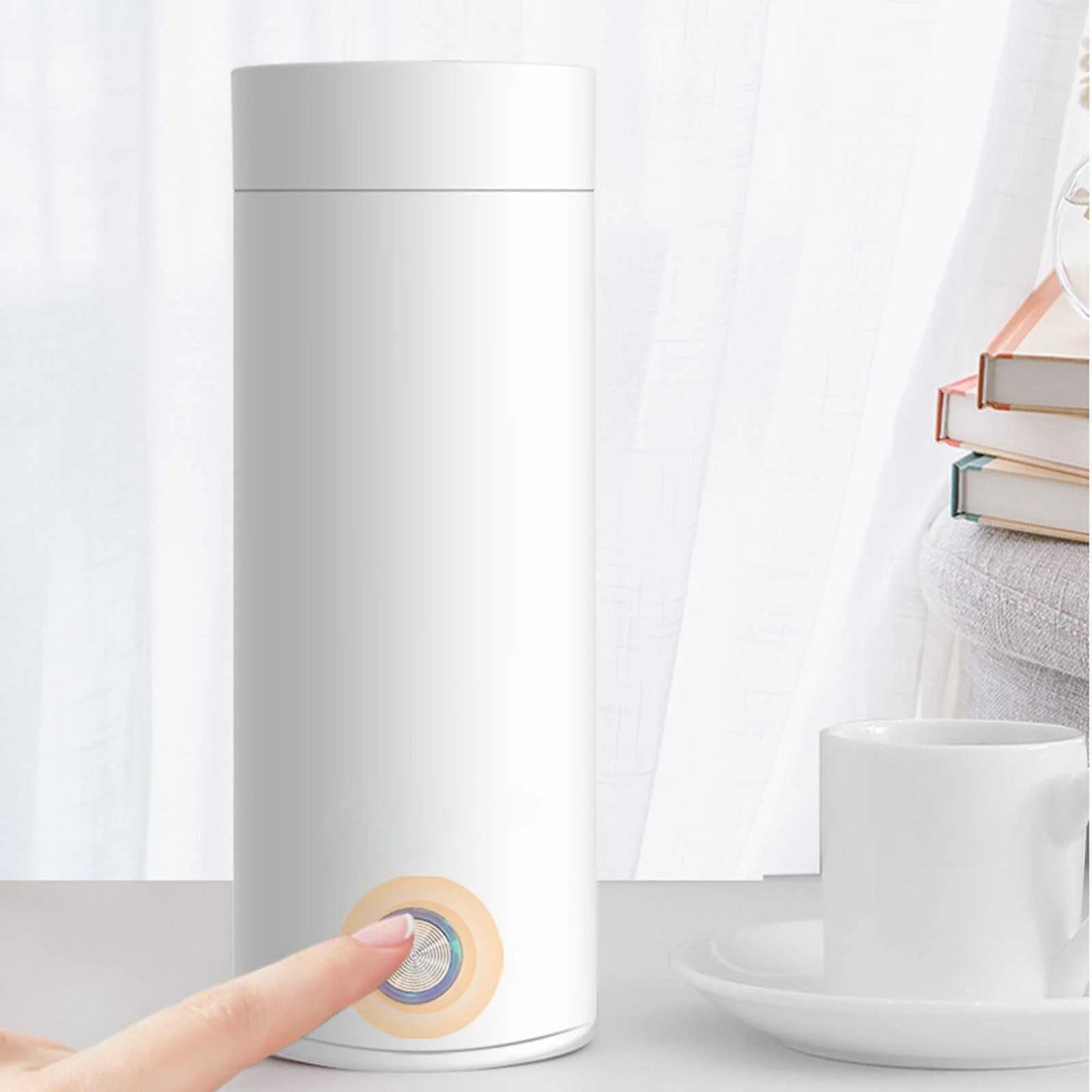 400ML Electric heating cup small portable electric heating water cup insulation one boiling water kettle travel Peaceful Pleasures Health and Wellness