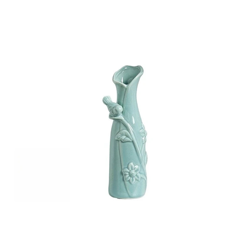 1pc Modern ceramic vase flower arrangement starry sky green ivy and other living room home decorations Peaceful Pleasures Health and Wellness