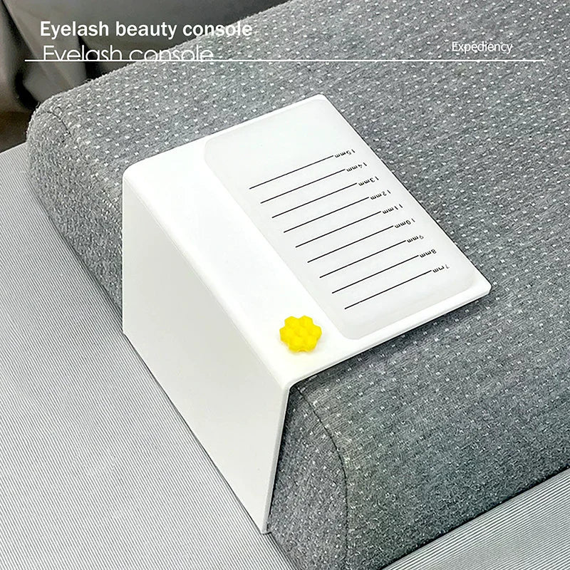 Eyelash Pillow Console Eyelash Extension Stand Tool Professional Reusable Convenient Portable Console Eyelash Pad Glue Holder Peaceful Pleasures Health and Wellness