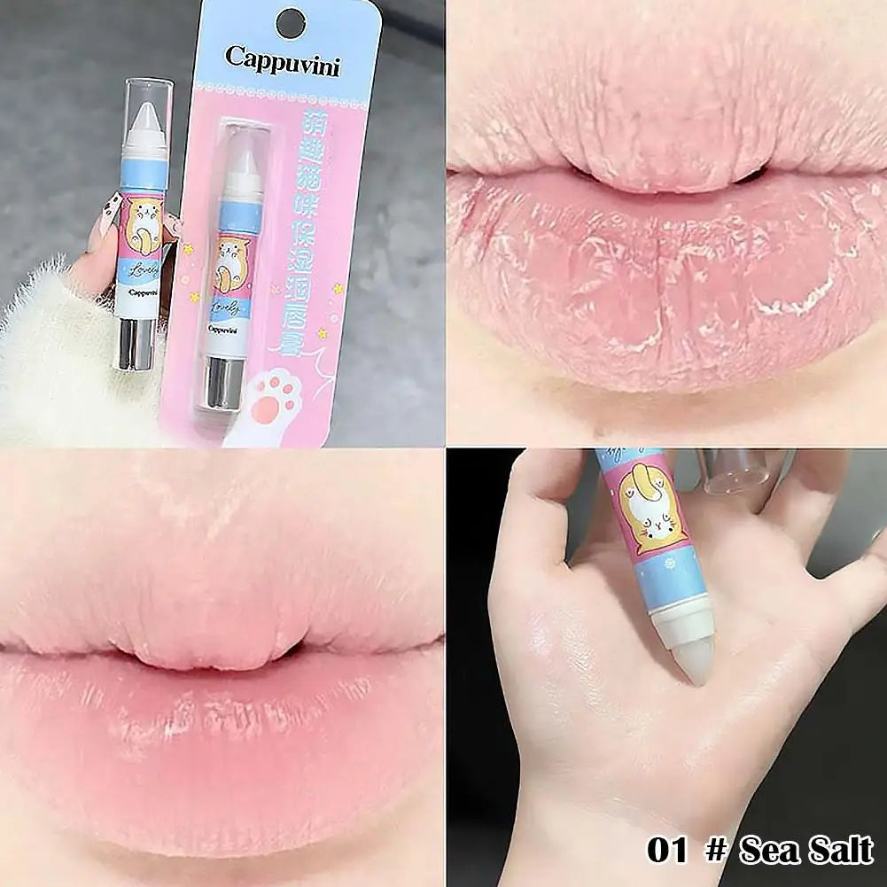 Cute Crystal Jelly Lip Balm Set – 5 Flavors & Color-Changing