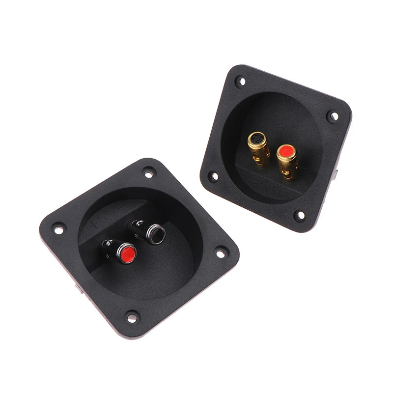 Gold-Plated Speaker Terminal Cup | 2 Banana Jack DIY Audio Socket