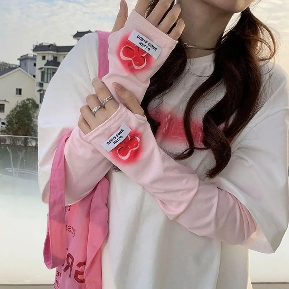 UV Protection Ice Silk Arm Sleeves – Breathable Sun Cover