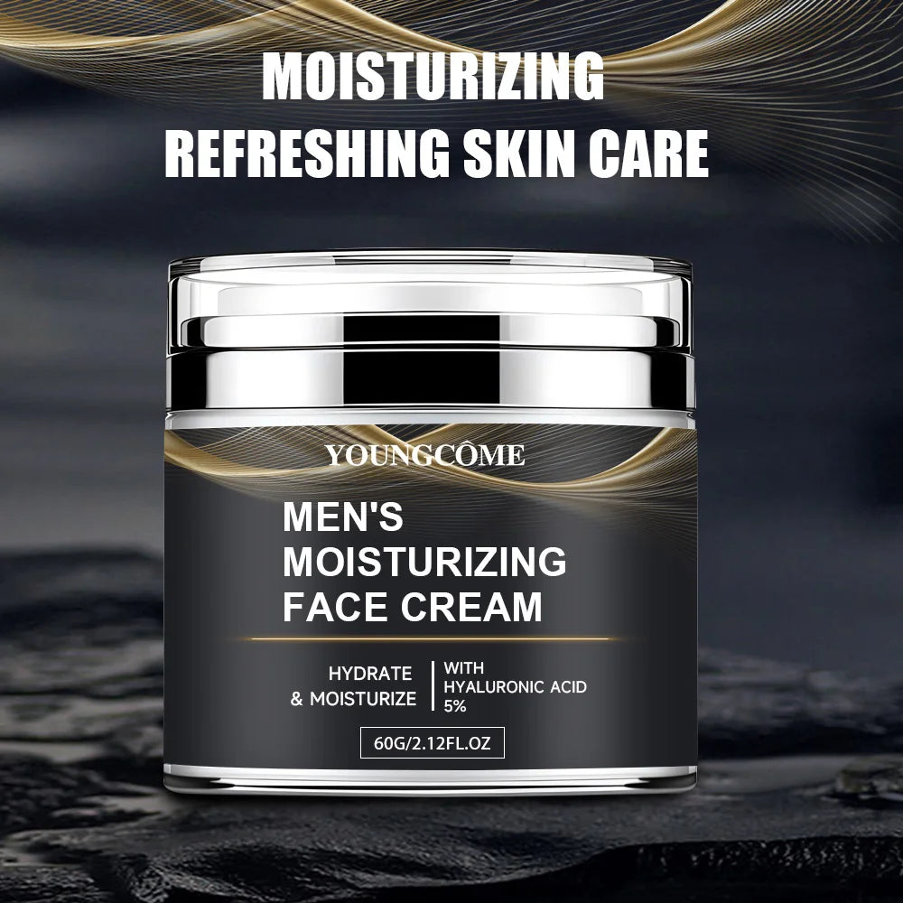YOUNGCOME Men's Collagen Cream with Retinol & Vitamins Men's Face Cream Peaceful Pleasures Health and Wellness