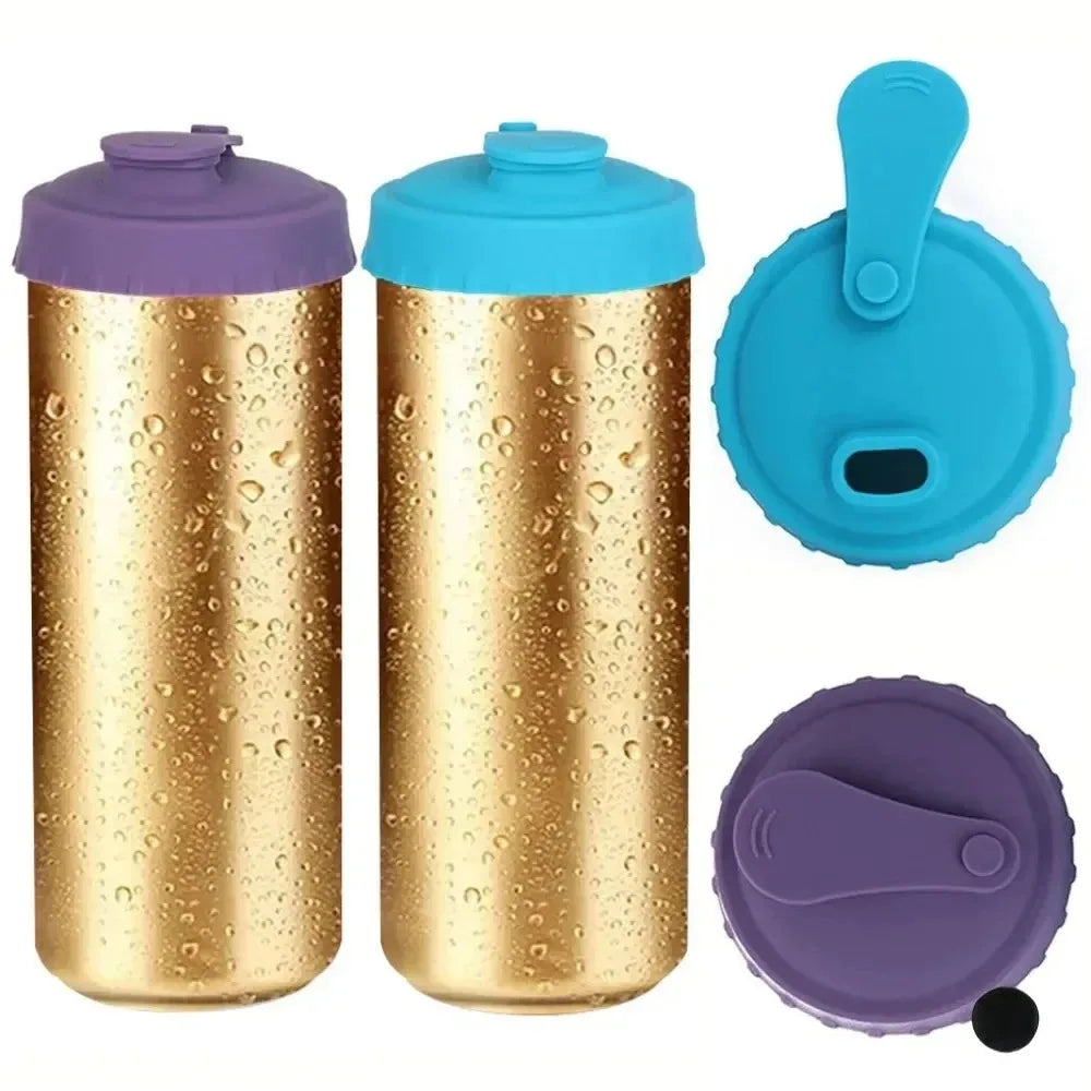 Silicone Soda Can Lid Reusable Can Stopper for Soda Beer Drinks Juice Coke Beverage Fits Standard Cans Protecto Coke Can Peaceful Pleasures Health and Wellness