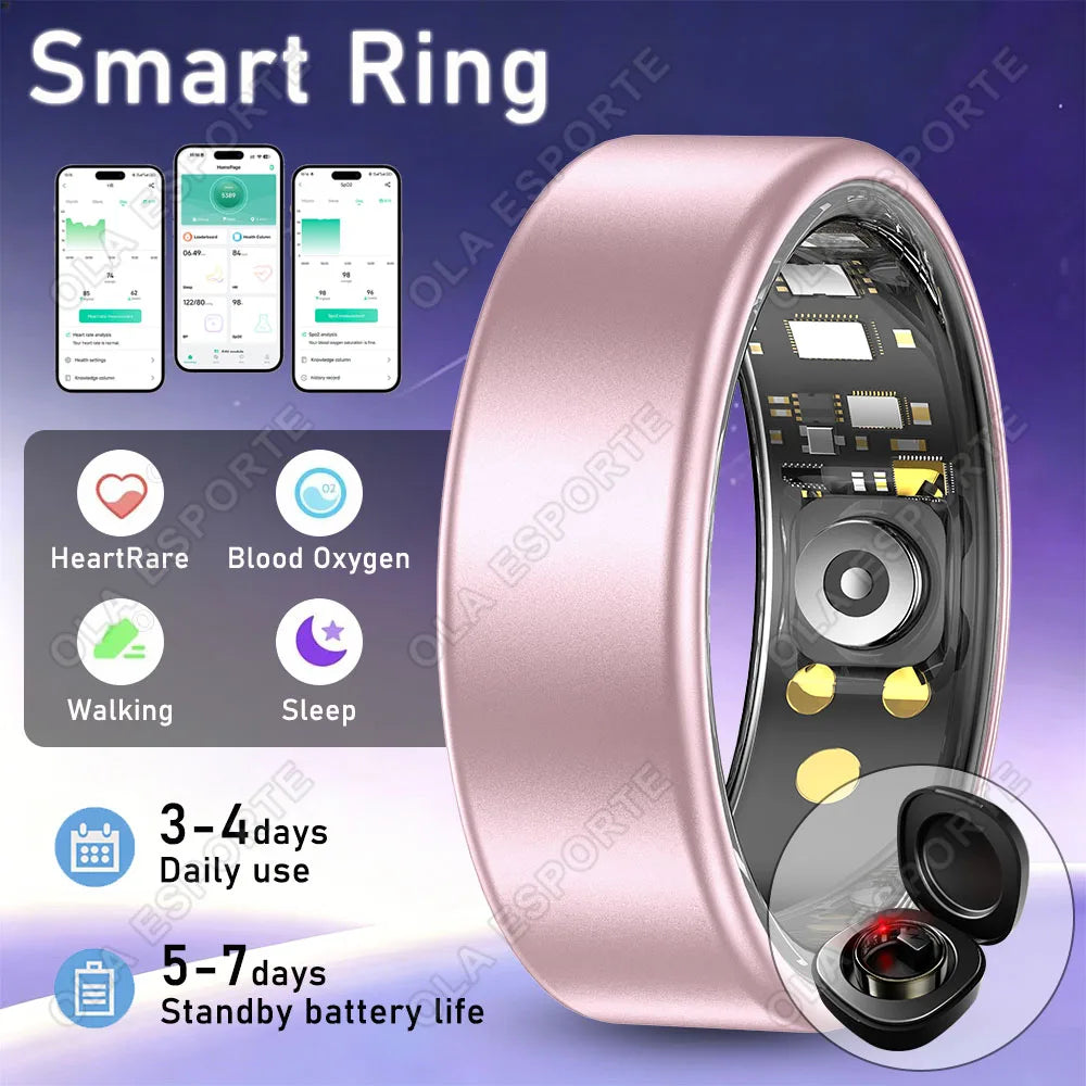 Smart Ring – Heart Rate, Sleep & SpO₂ Tracker | 5ATM