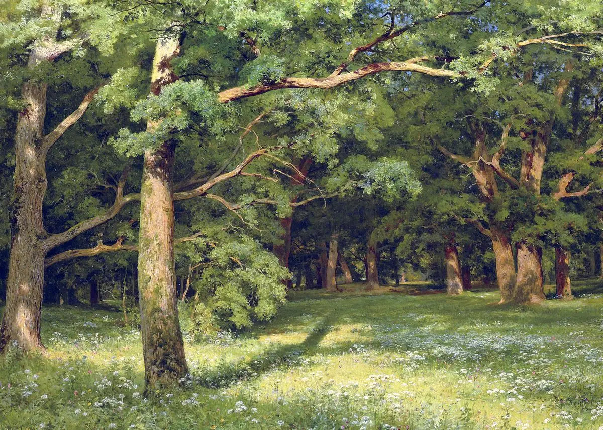 Ivan Shishkin Landscape Canvas Wall Art Print | Unframed