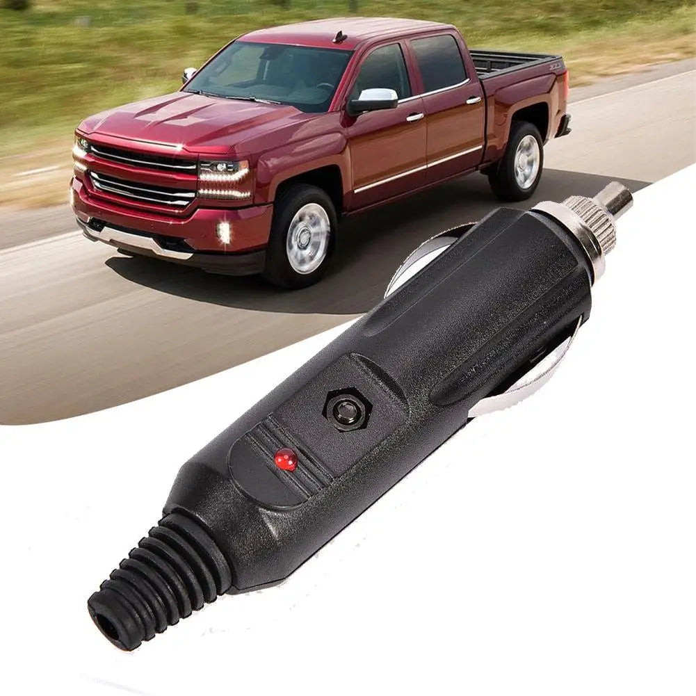 12V 24V 10A Car Cigarette Lighter Car Accessory Male Cigarette Lighter Socket Plug metal and Converter plastic F9Q8 Peaceful Pleasures Health and Wellness