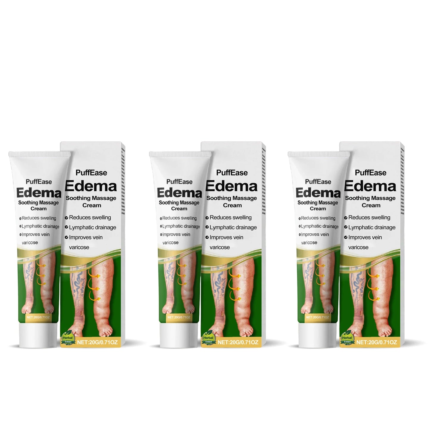 Varicose Vein & Leg Edema Relief Cream | Circulation Boost