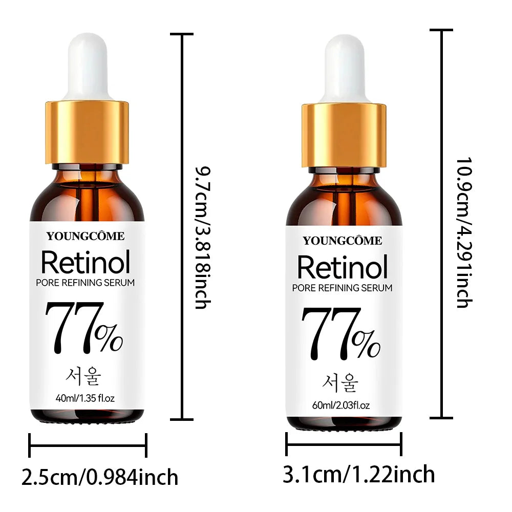Retinol Facial Wrinkle Alleviating Essence Remove Dark Spot Collagen Brightening Facial Essence Peaceful Pleasures Health and Wellness 60ml