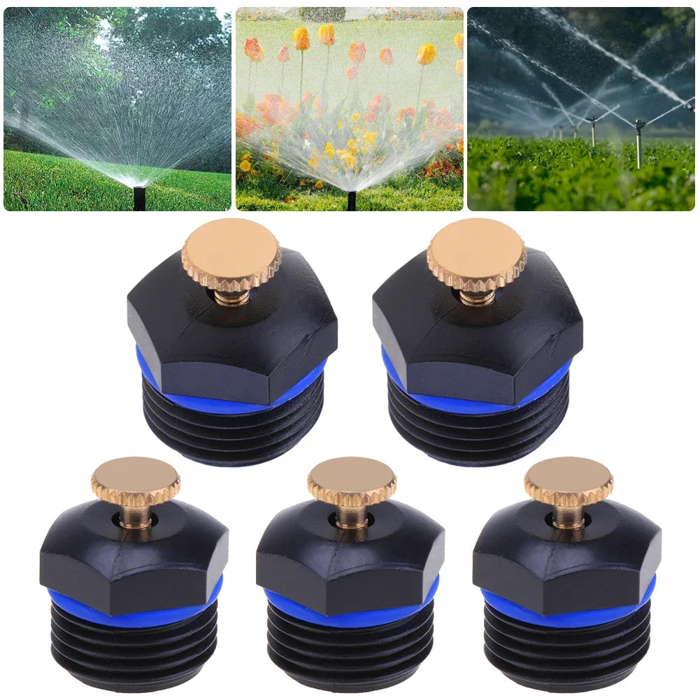 Adjustable Garden Sprinkler Head – 1/2" DN15 Irrigation Nozzle Peaceful Pleasures Health and Wellness