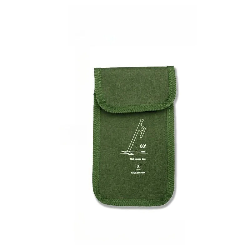 Oxford Cloth Camping Tent Stake Bag & Multifunctional Tool Pouch