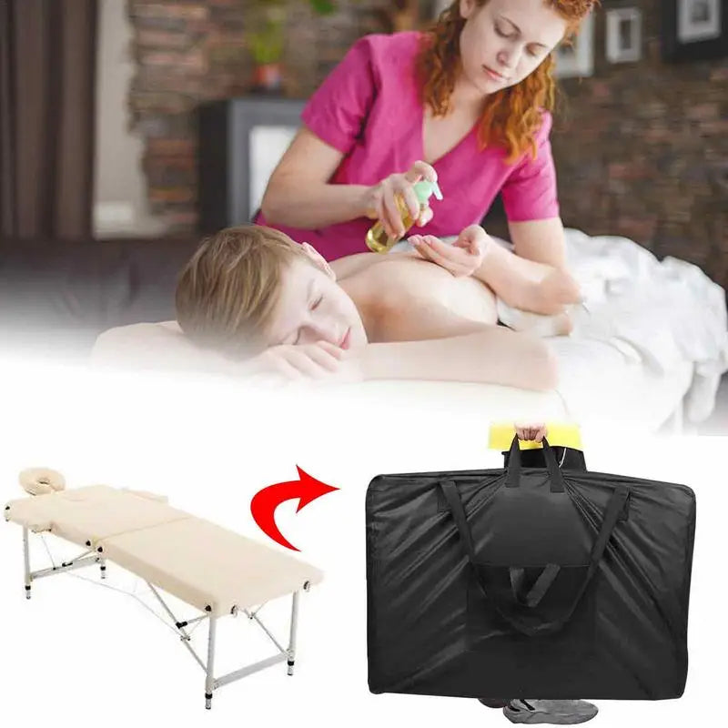 Massage Table Carry Bag | 600D Oxford Cloth | Black Storage Bag