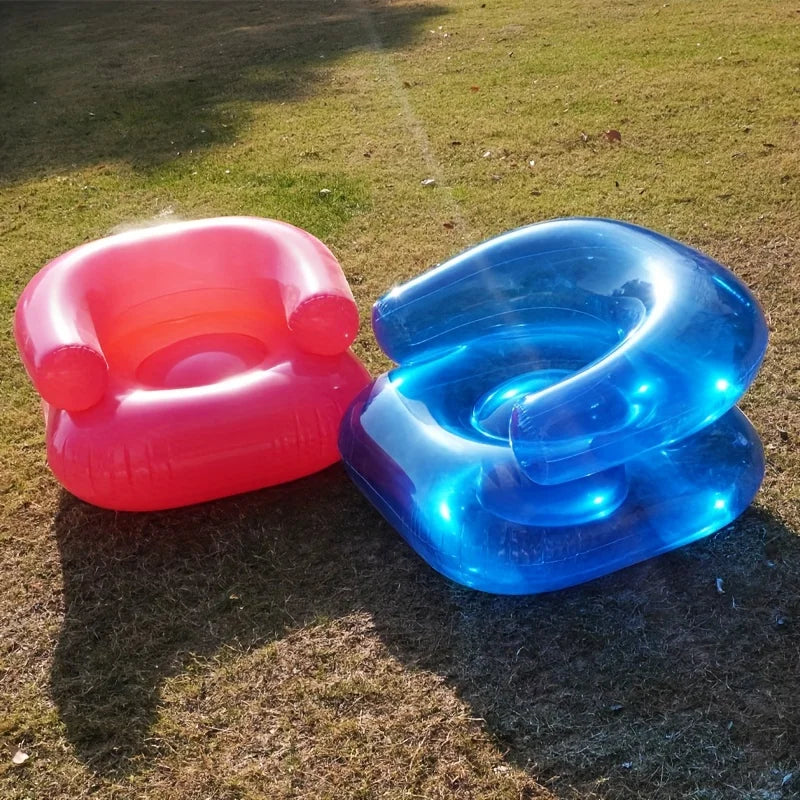 Inflatable Lounger Air Sofa Chair | Beach Camping Kids Travel