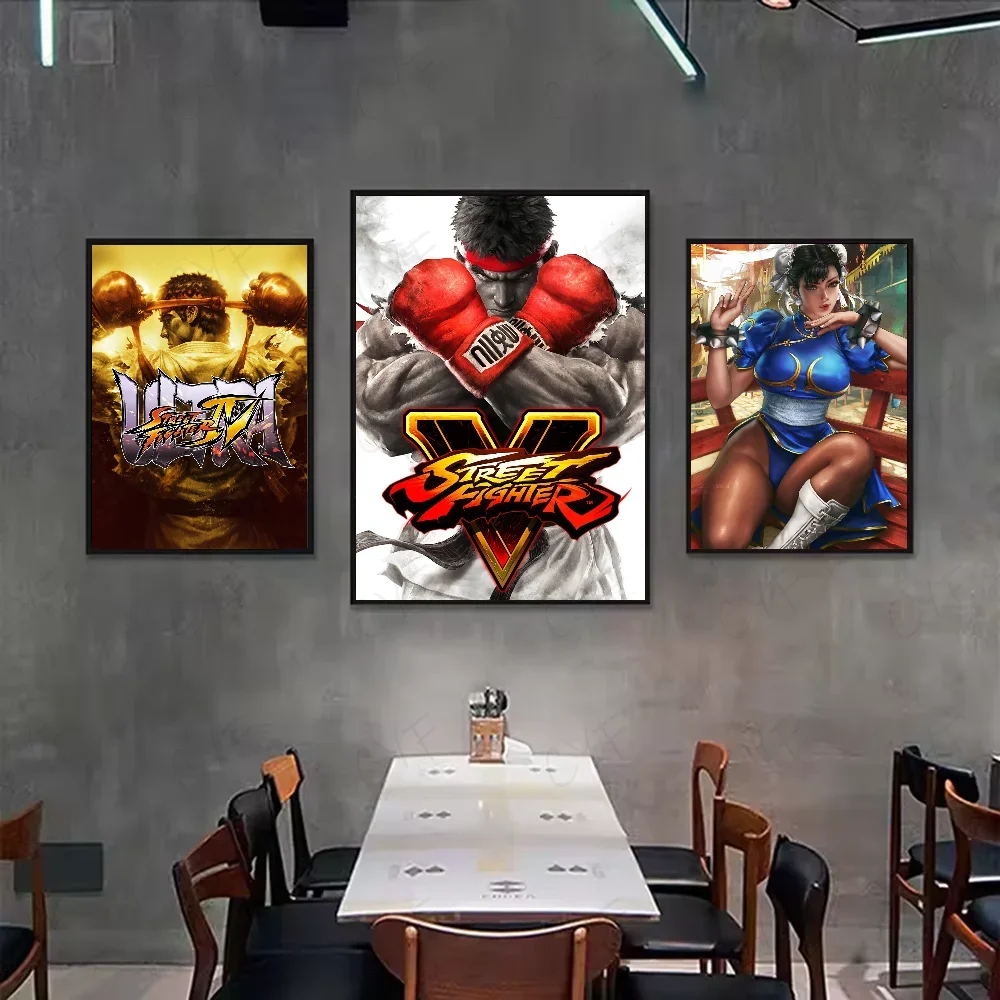 Game Street Fighter Poster Aesthetic Canvas Painting Prints Wall Art Picture for Bedroom Home Decor Peaceful Pleasures Health and Wellness