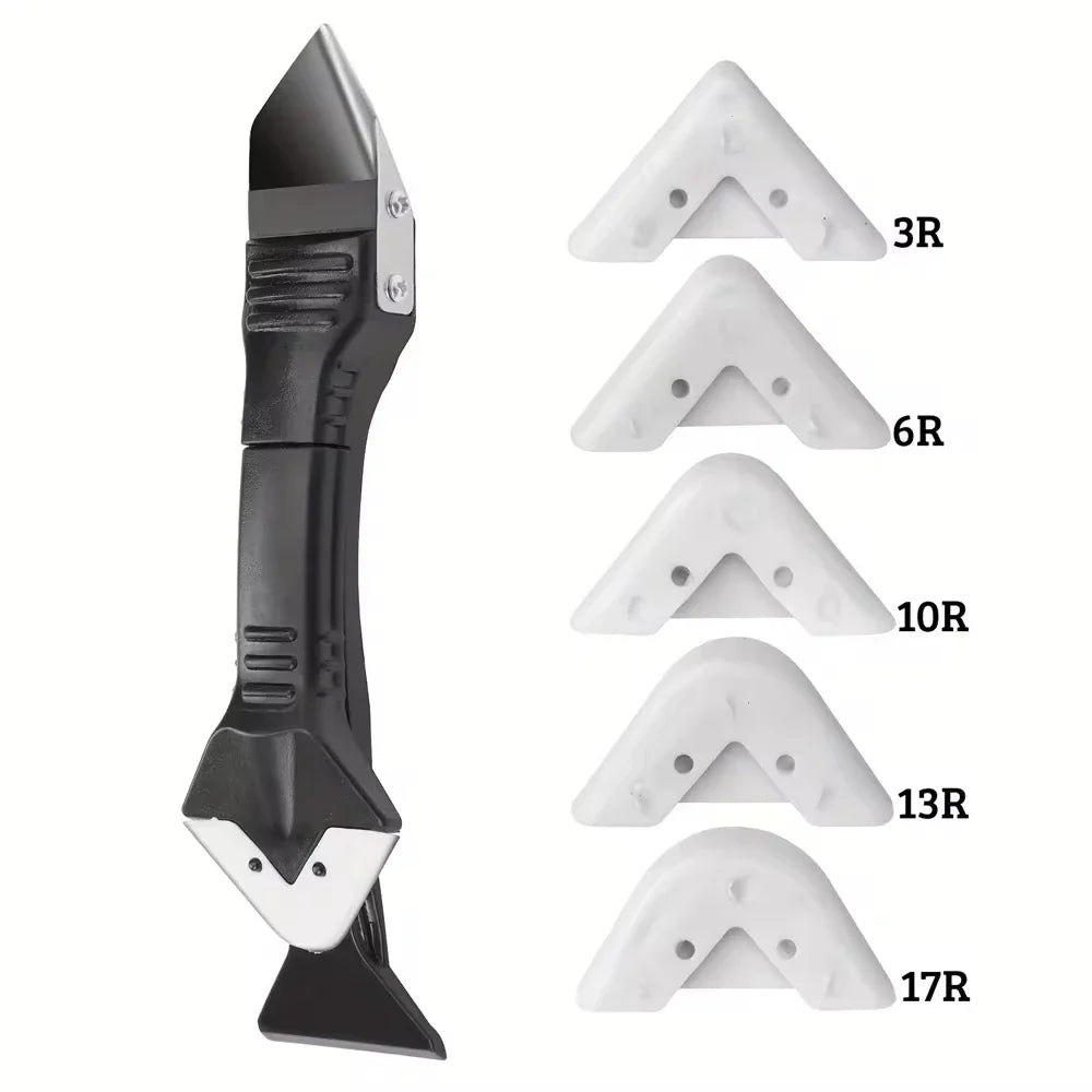 3-in-1 Caulking Tool Set – Scraper, Sealant Remover & Finisher