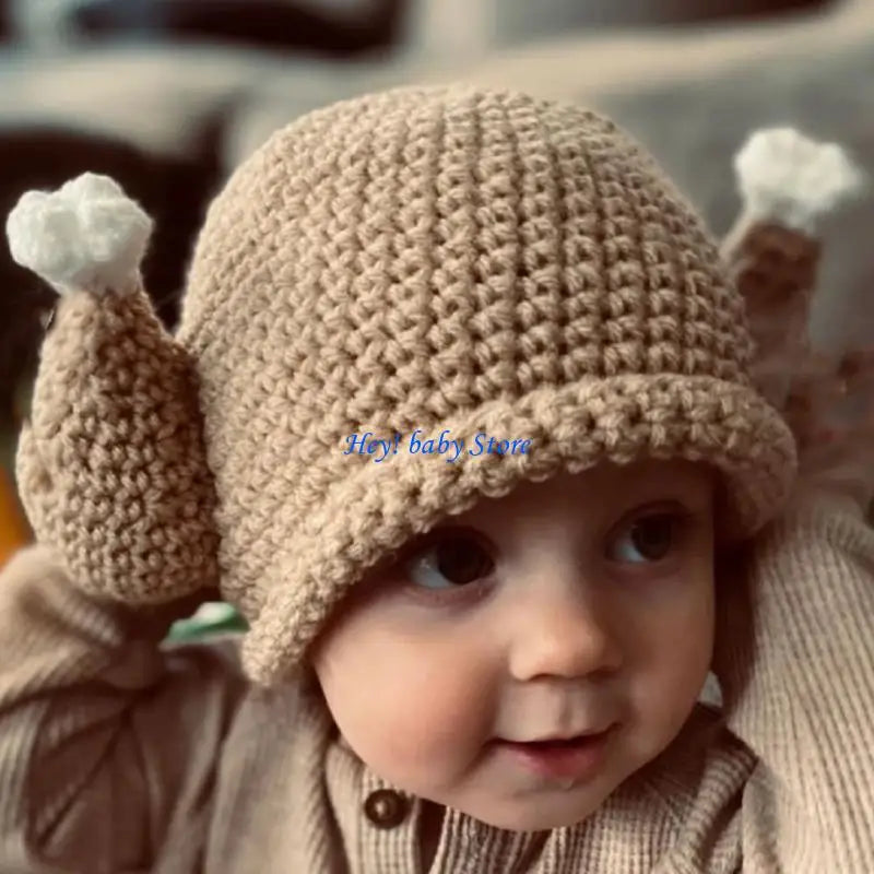 Knitted Turkey Hat for Kids & Adults | Holiday Costume Hat