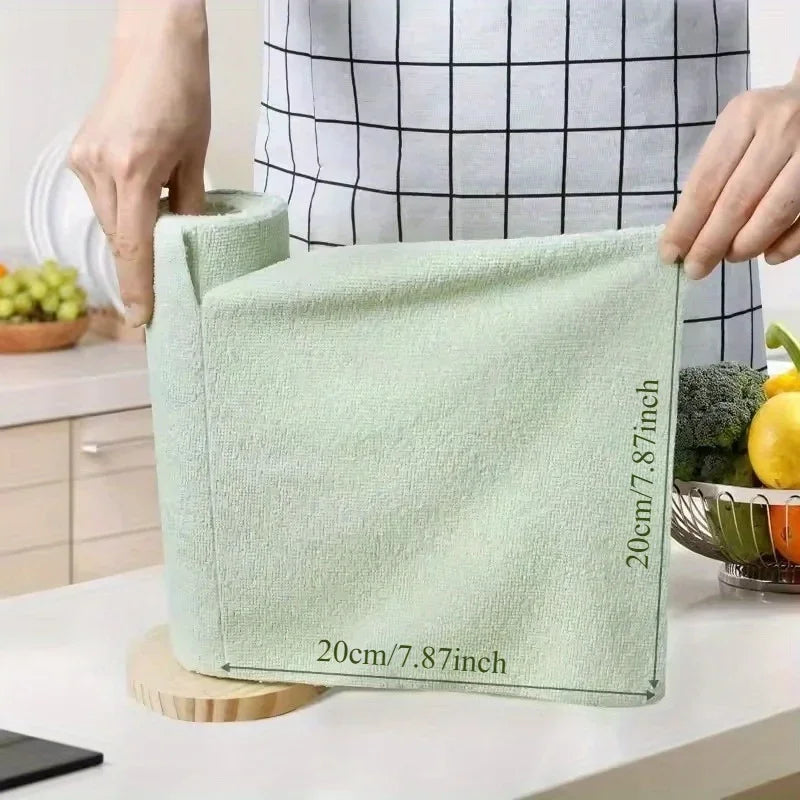 Reusable Microfiber Cleaning Wipes 20 Pack – Machine Washable