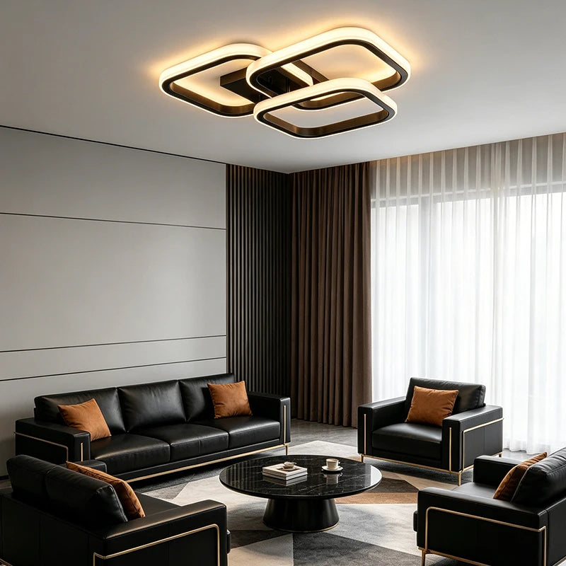 Modern LED Ceiling Light Flush Mount | Bedroom, Kitchen, Bath