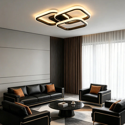 Modern LED Ceiling Light Flush Mount | Bedroom, Kitchen, Bath