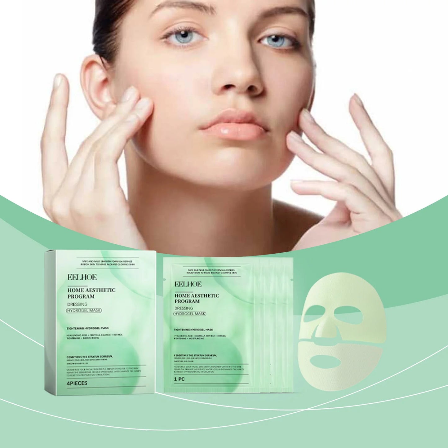 Tightening Hydrogel Mask Effectively Nourishing Enhancing Skin Elasticity Brightening Dull Skin Retinol Moisturizing Facial Mask Peaceful Pleasures Health and Wellness