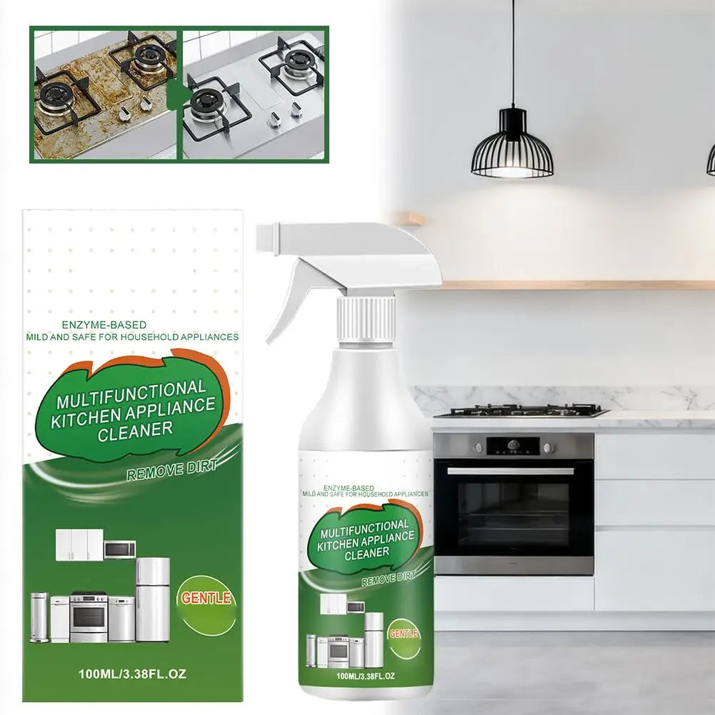 Heavy-Duty Kitchen Degreaser Spray | Oven Stove Fridge