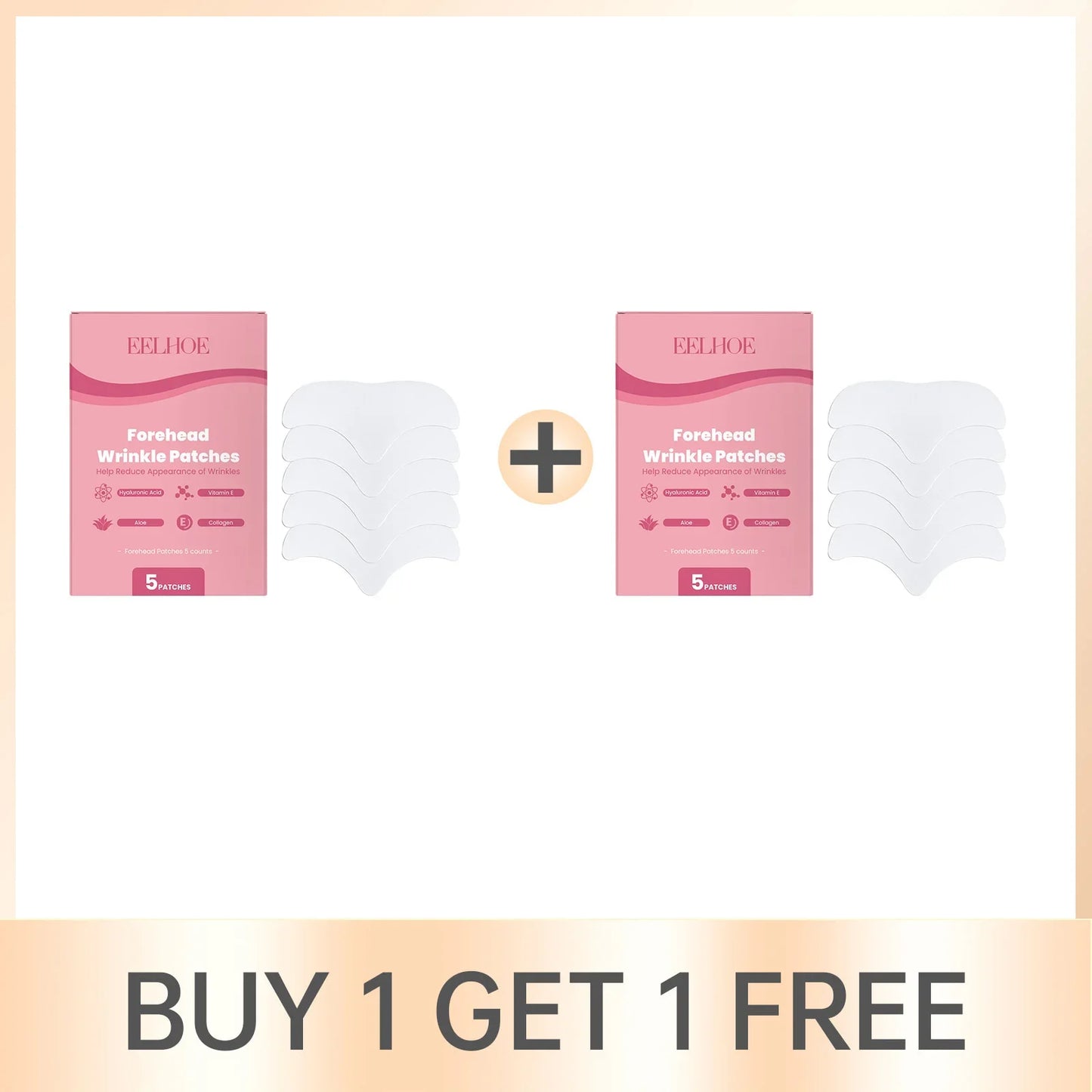 Eelhoe Forehead Care Patch – Anti-Wrinkle & Moisturizing 5pc