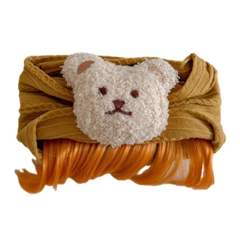 Baby Girl Bear Bangs Headband | Cute Toddler Hairband Ages 1–3