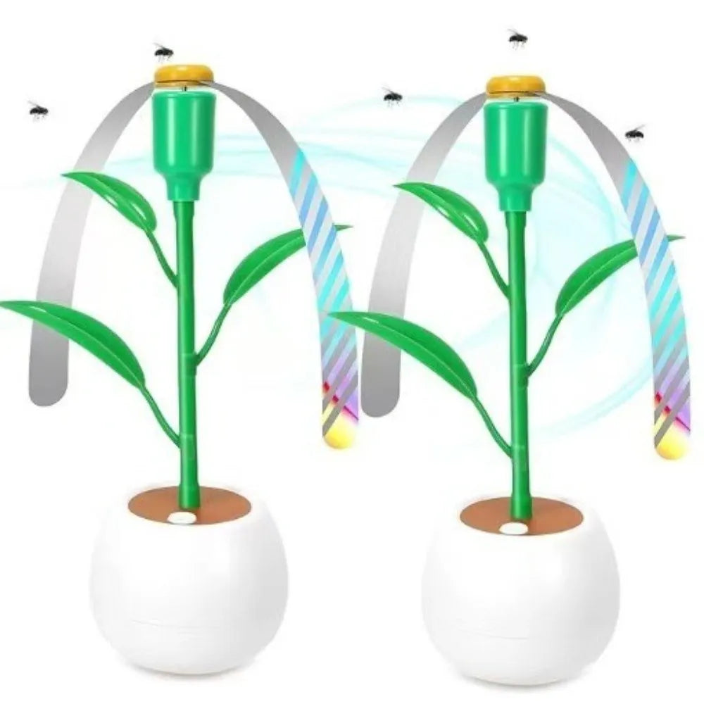 Portable Desktop Fly Fan – Silent Foldable Insect Repellent