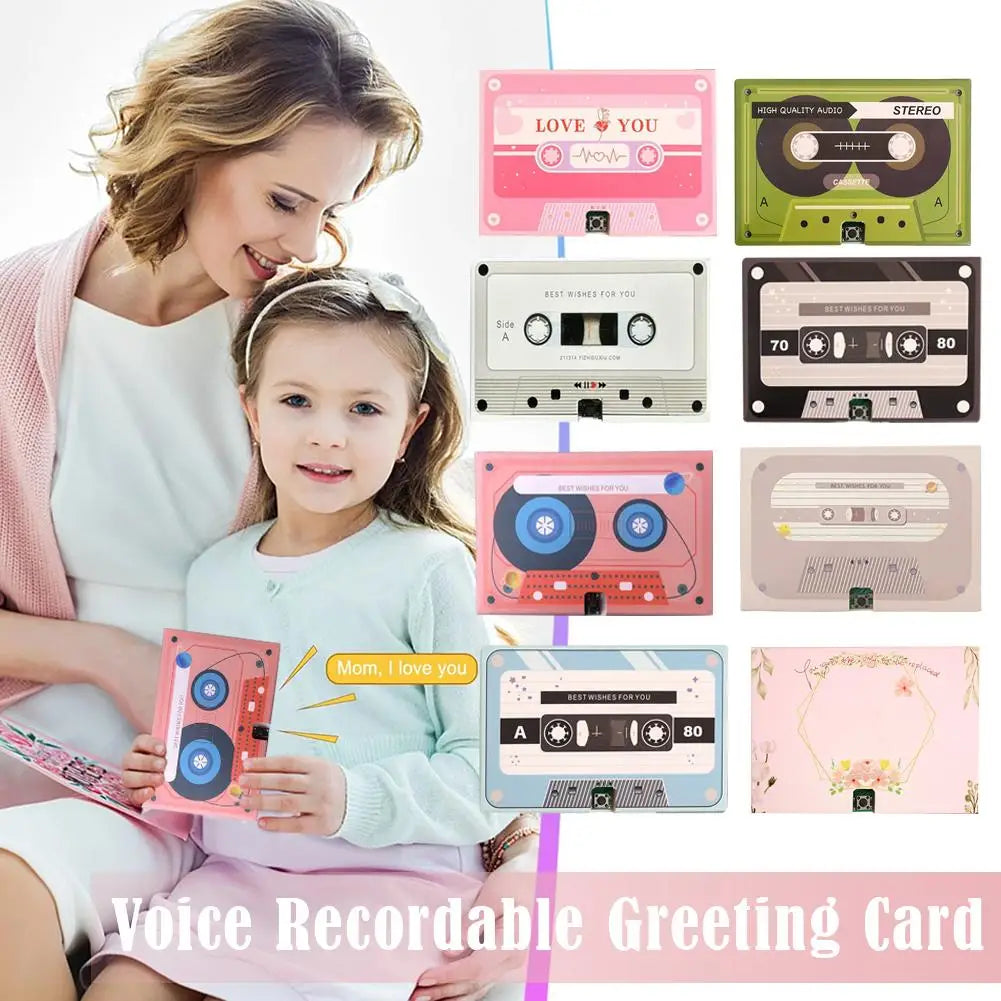 Personalized Voice Recordable Greeting Card for Keepsakes Peaceful Pleasures Health and Wellness