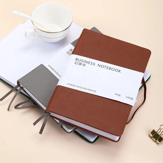 A5 Notebook 192 Pages Classic Journal Dotted Paper Hard Cover Peaceful Pleasures Health and Wellness