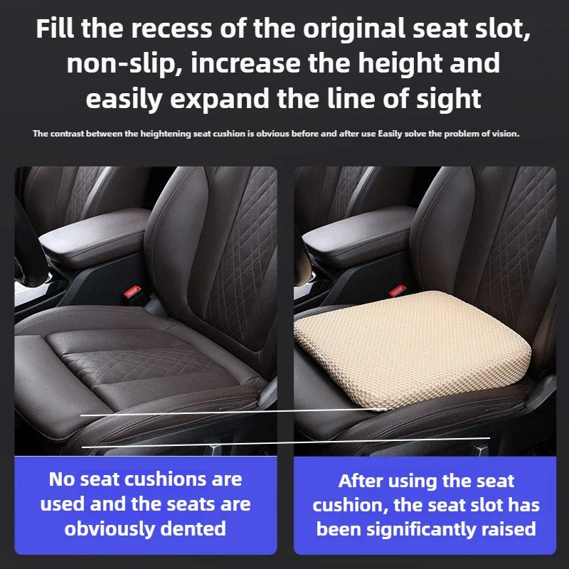 Honeycomb Memory Foam Car Seat Booster Cushion | 3D Mesh