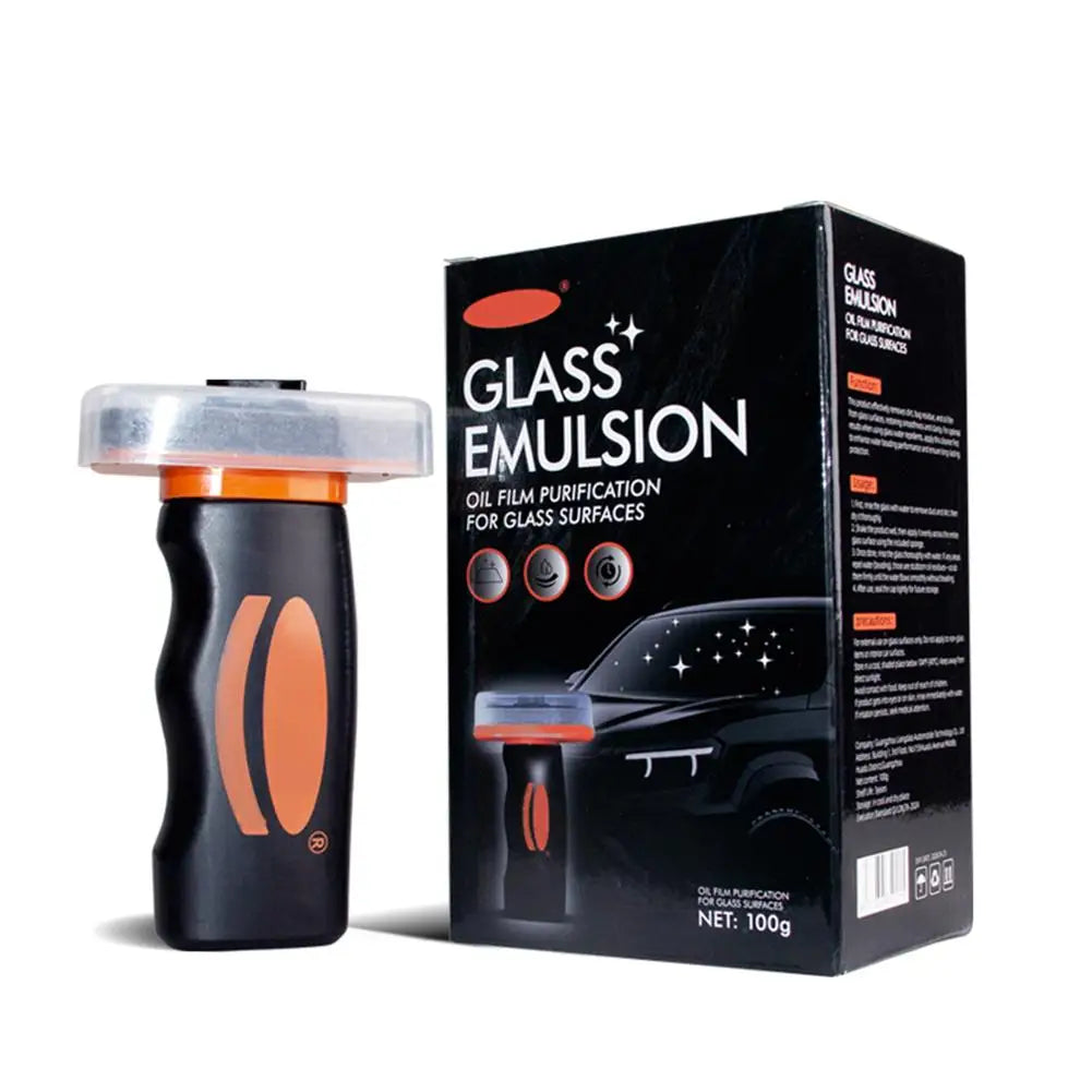 Car Glass Oil Film Remover & Windshield Cleaning Brush