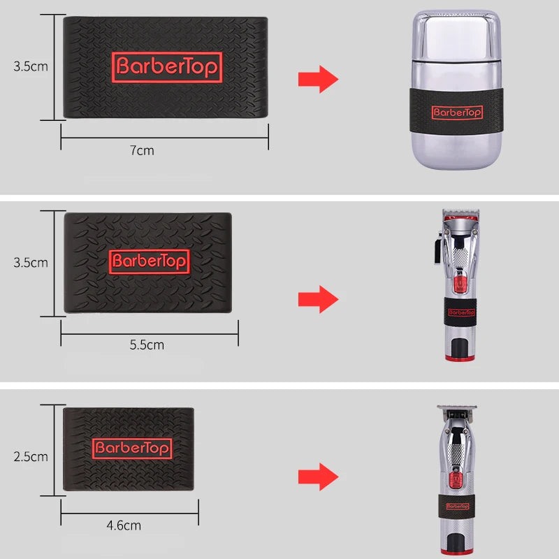 l3Pcs/set Professional Non Slip Barber Clipper Bands Heat Resistance Barber Sleeve For Hair Clipper Electric Trimmer Sleeve Tool Peaceful Pleasures Health and Wellness