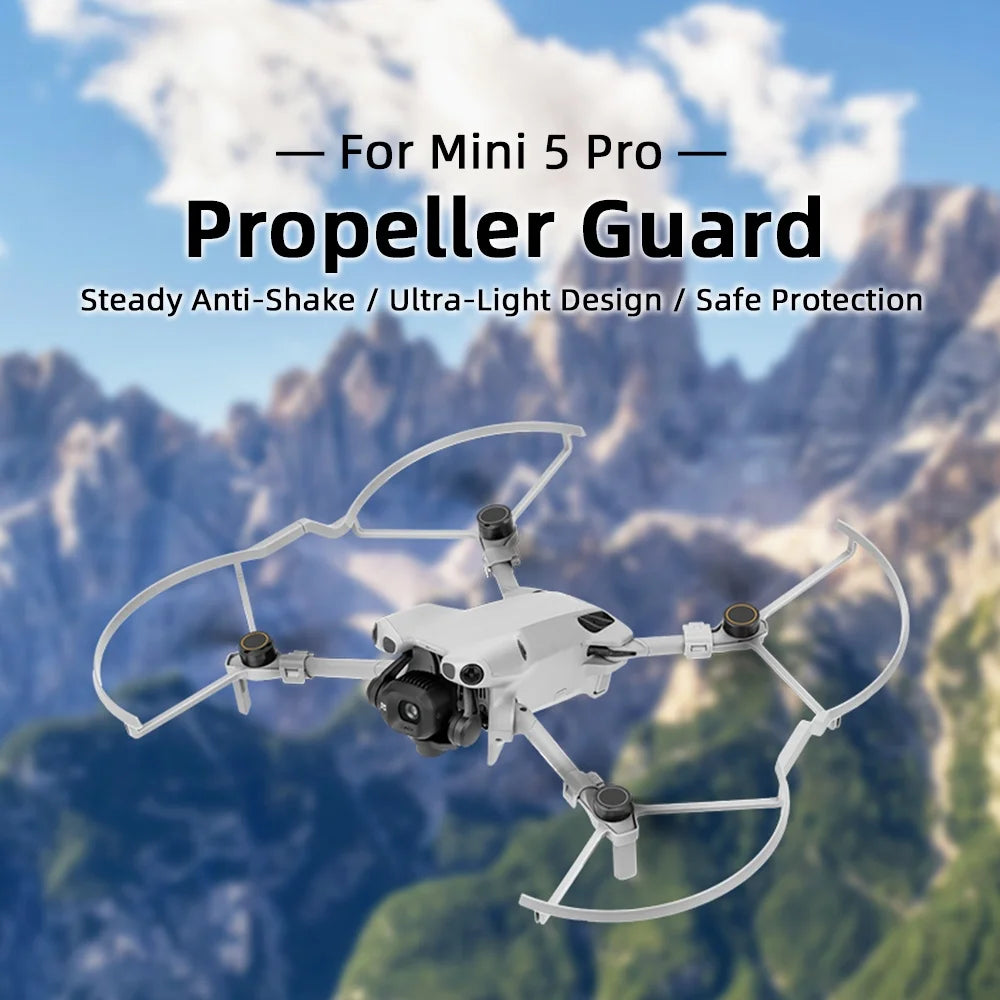 Grey ABS Protective Case For DJI MINI 5 PRO Protective Accessories Isolated Paddles Prevent Damage From Foreign Object Impacts Peaceful Pleasures Health and Wellness