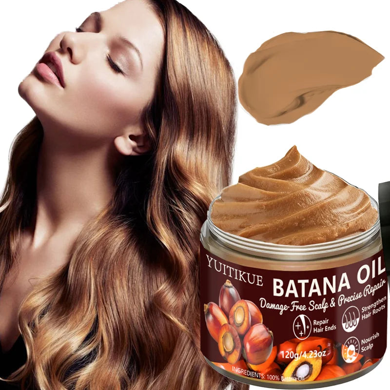 YUITIKUE 100% Batana Oil Hair Cream | For Damage-Free Scalp & Precise Repair | Repairs Ends, Strengthens Roots & Nourishes Scalp Peaceful Pleasures Health and Wellness
