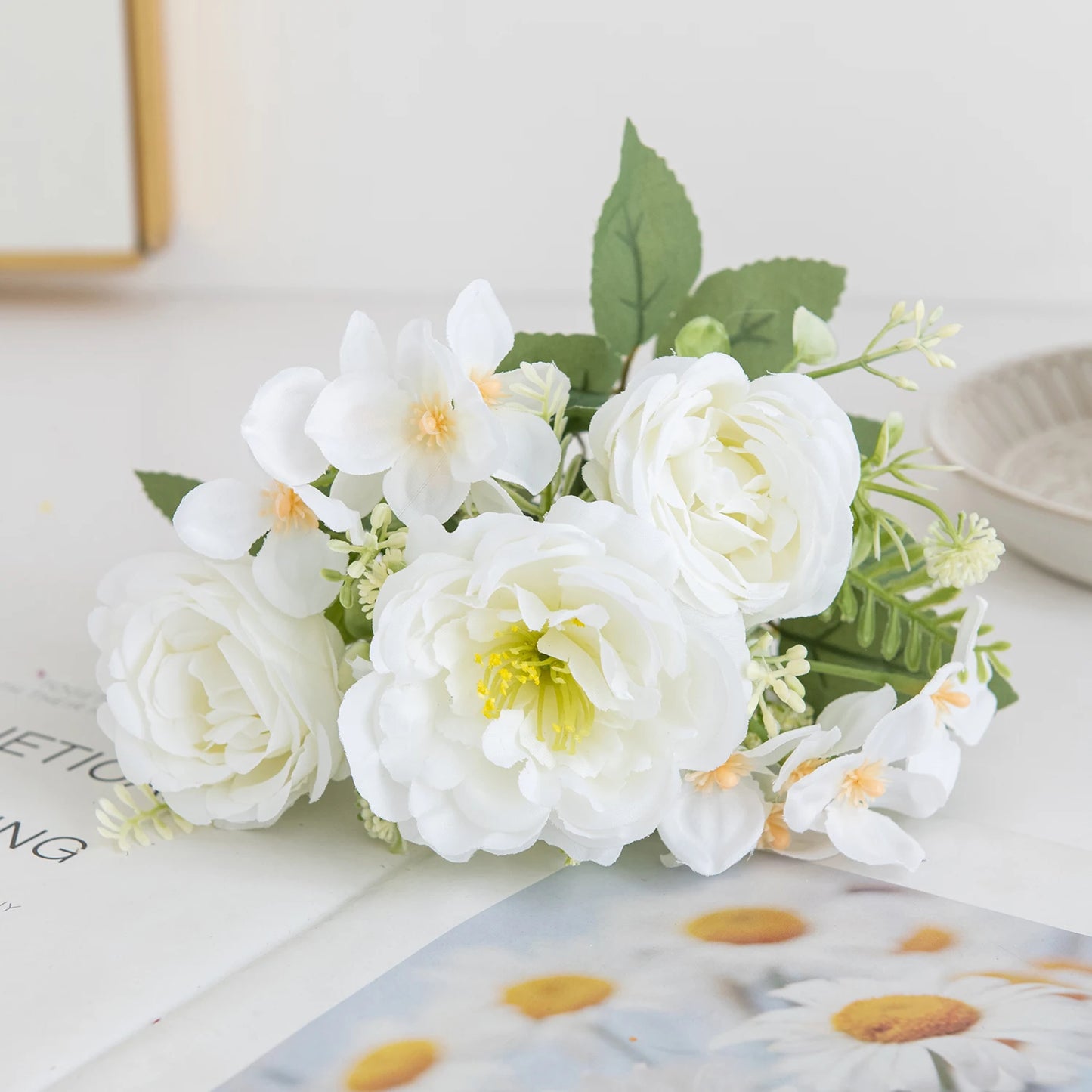 Silk Peony Artificial Flower Ball – Wedding & Home Decor