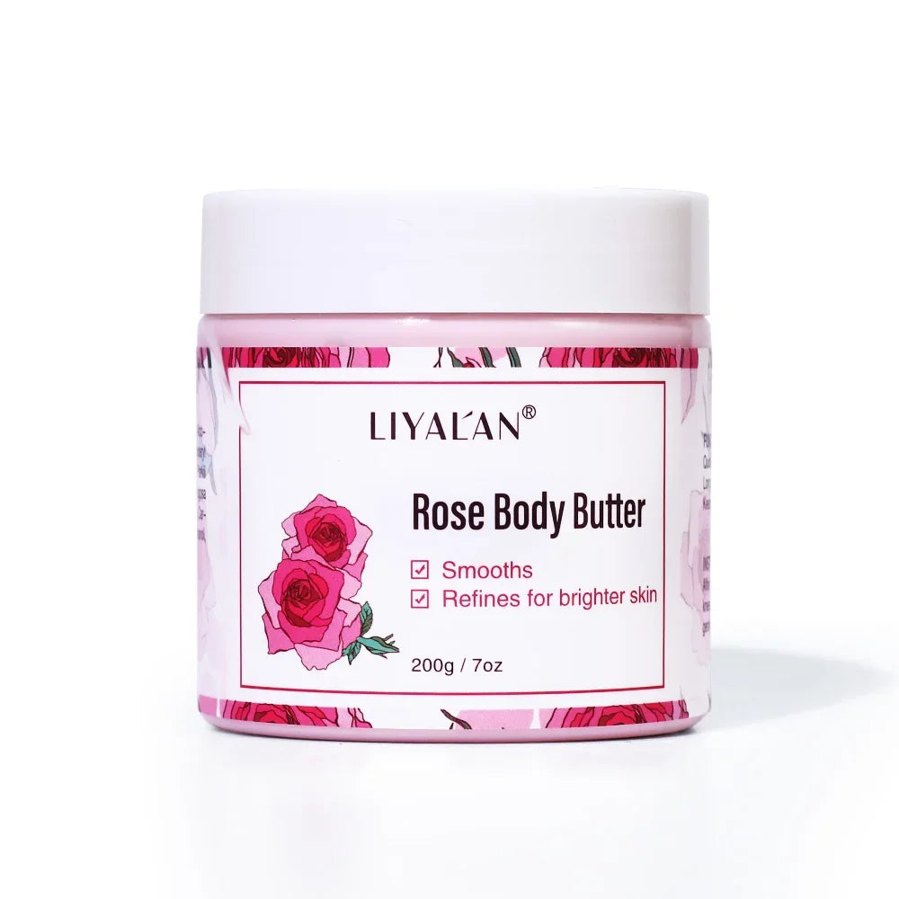 Shea Body Butter – Deep Hydration Cream in Coconut, Rose & Mango Peaceful Pleasures Health and Wellness Rose China Mainland 200ml